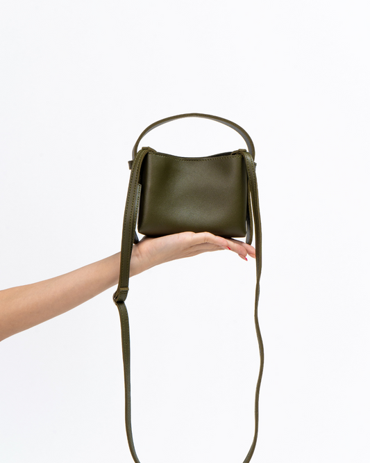 DIY Mini Micro Bag in Olive Green (On Hand)