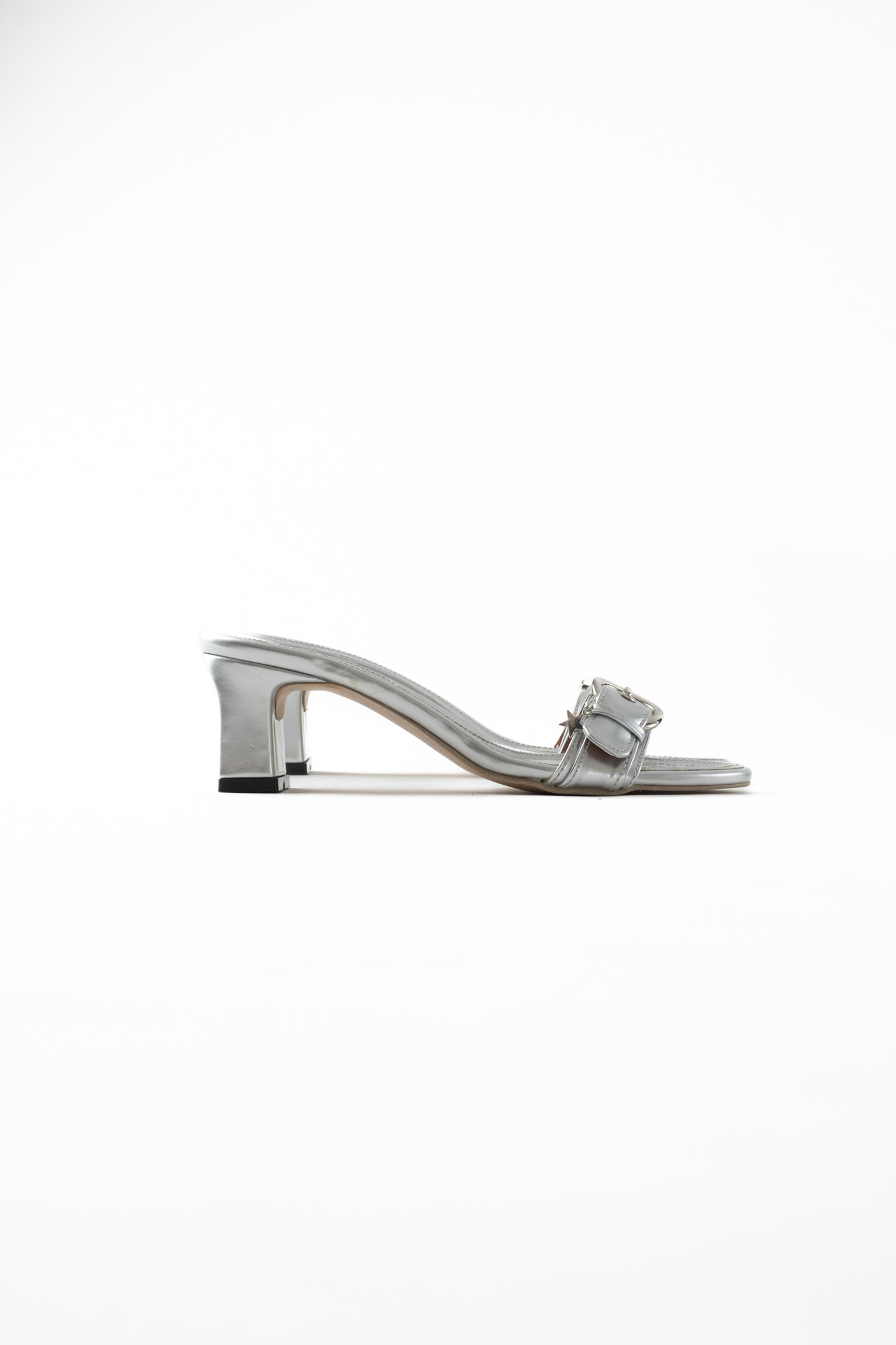 Rhode Heels in Silver – GVN