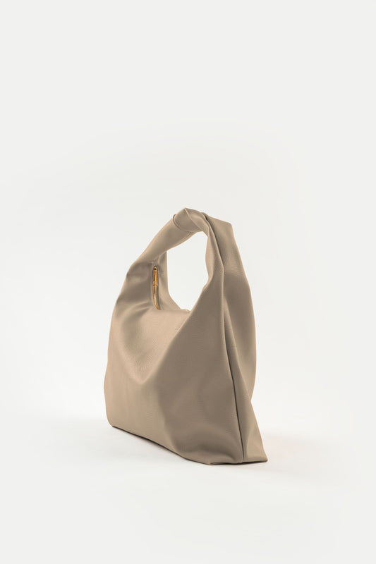 New: Large Hobo Bag in Taupe (On Hand)